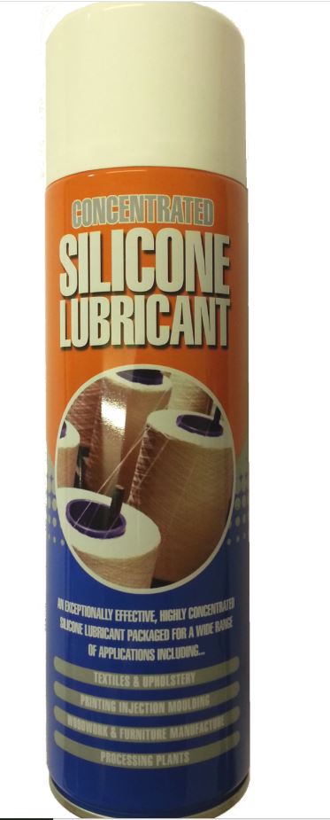 Silicone Spray Lubricant 500ml — trade upholstery supplies from Intercounty Supplies UK