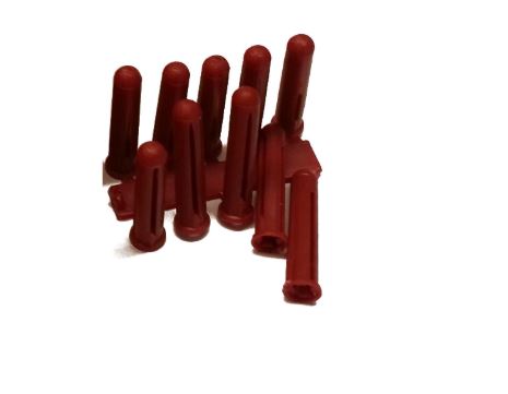Red Wall Plugs – 6mm 5.0-7.0 .
